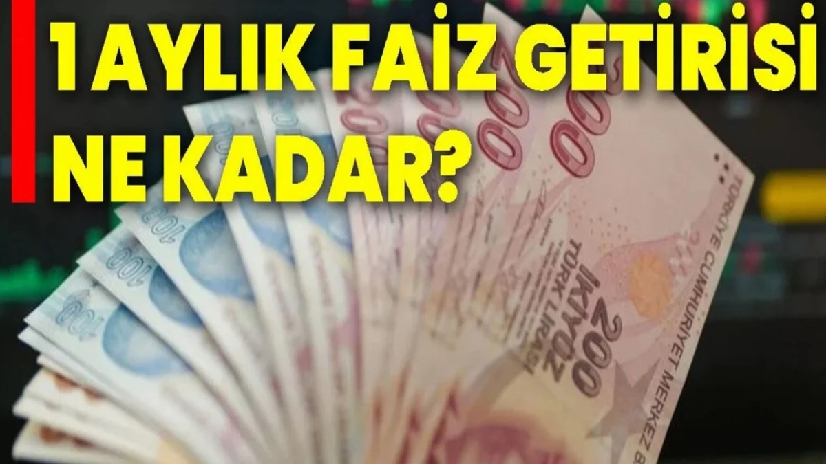 1 Milyon TL'nin 32 Günlük Mevduat Getirisi 31.000 Lirayı Aştı