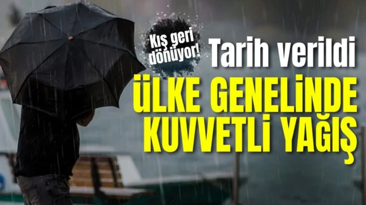 Hava Durumuna Göre Kış Bitmedi! Yurt Genelinde 7 Bölgeyi Etkileyecek Sağanak ve Çığ Uyarısı